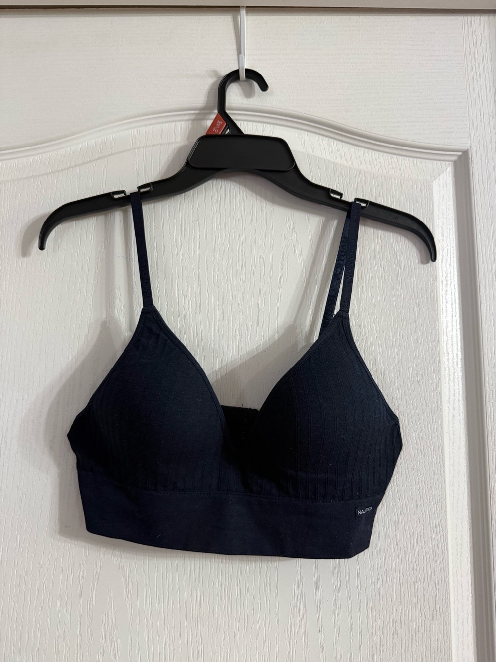 Nautica Women’s Navy Wireless Bra Sz 36B. O-9
